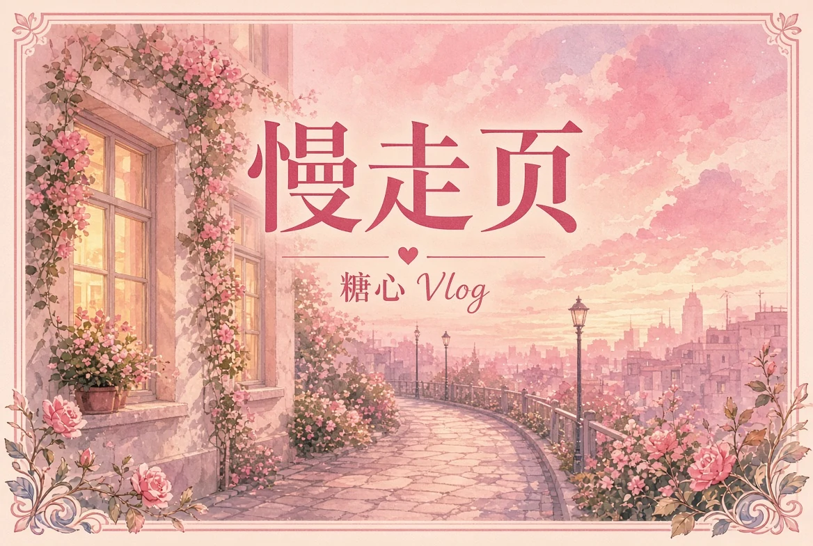 糖心Vlog慢走阅读